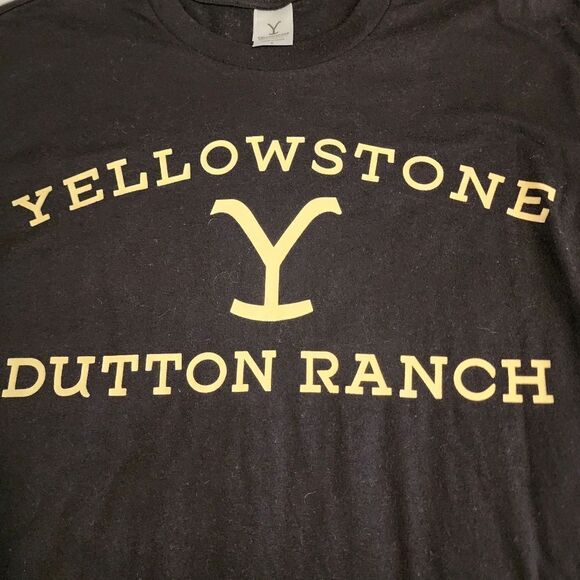 Spirit Yellowstone Short Sleeve Black with Graphics Tshirt Size Small - Picture 2 of 8